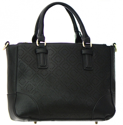 Faux Leather  Shoulder Handbag T1630  37846 Black